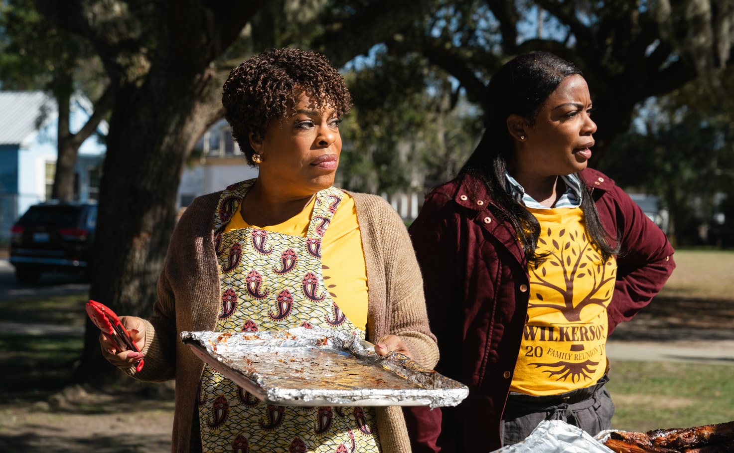 Niecy Nash-Betts and Aunjanue Ellis-Taylor in Origin