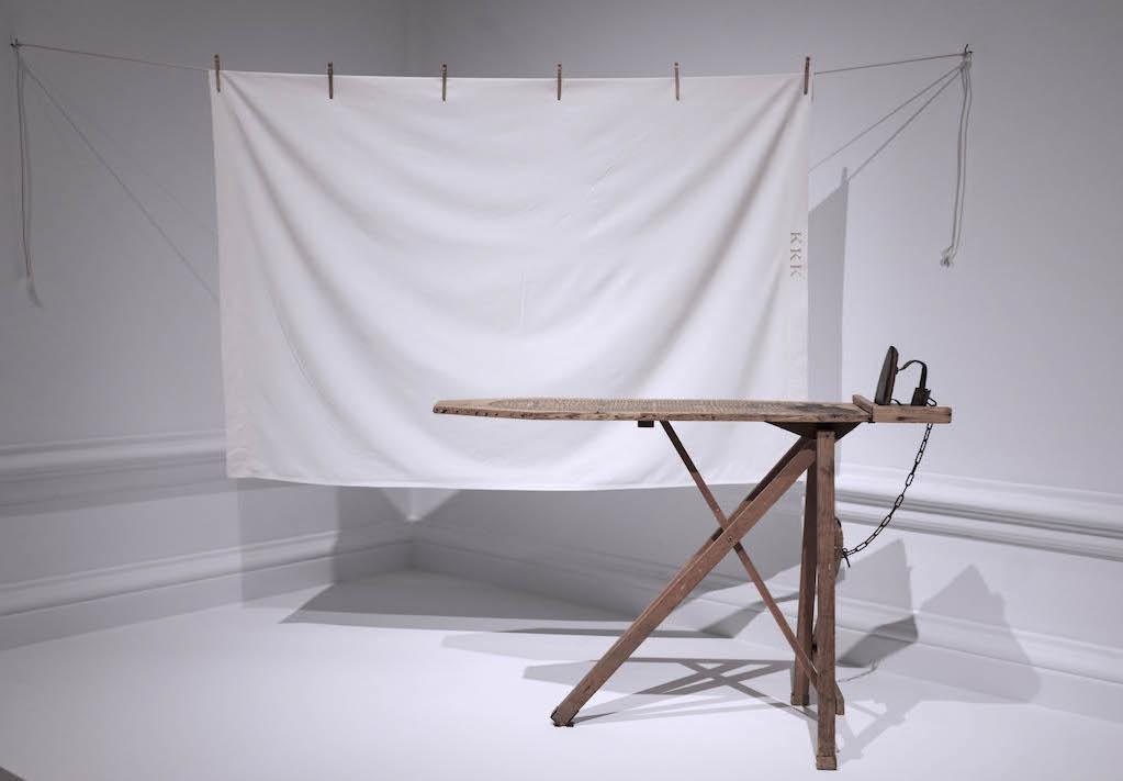 Installation view of the ‘Entangled Pasts, 1768–now. Art, Colonialism and Change’ at the Royal Academy of Arts, London (3 February - 28 April 2024), showing Betye Saar, I'll Bend But I Will Not Break,  1998, Los Angeles County Museum of Art. Photo  Royal Academy of Arts, London / David Parry.  Betye Saar   