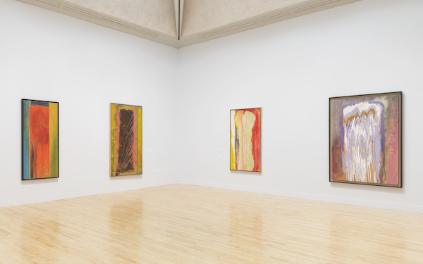 Poured paintings by Frank Bowling Photo © Tate by Matt Greenwood
