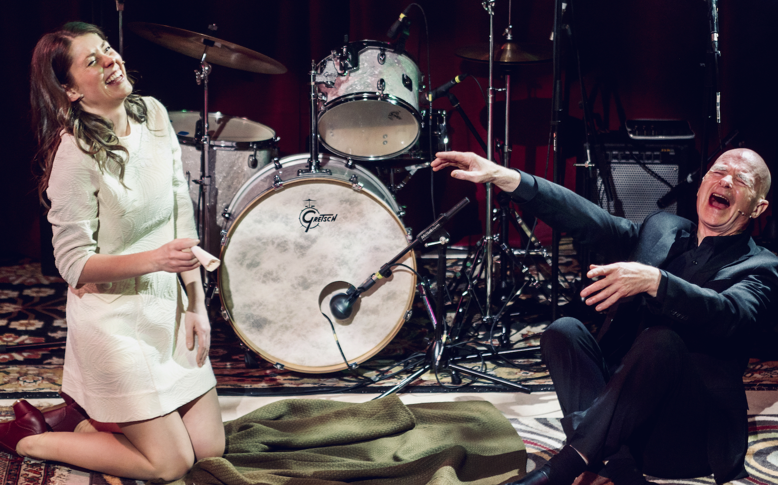 Georgina Fairbanks as Irene and Johnson Willis as Wilko in Wilko