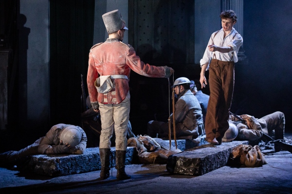 Grant Haddow and Alex Riddell in the RNCM's production of Owen Wingrave