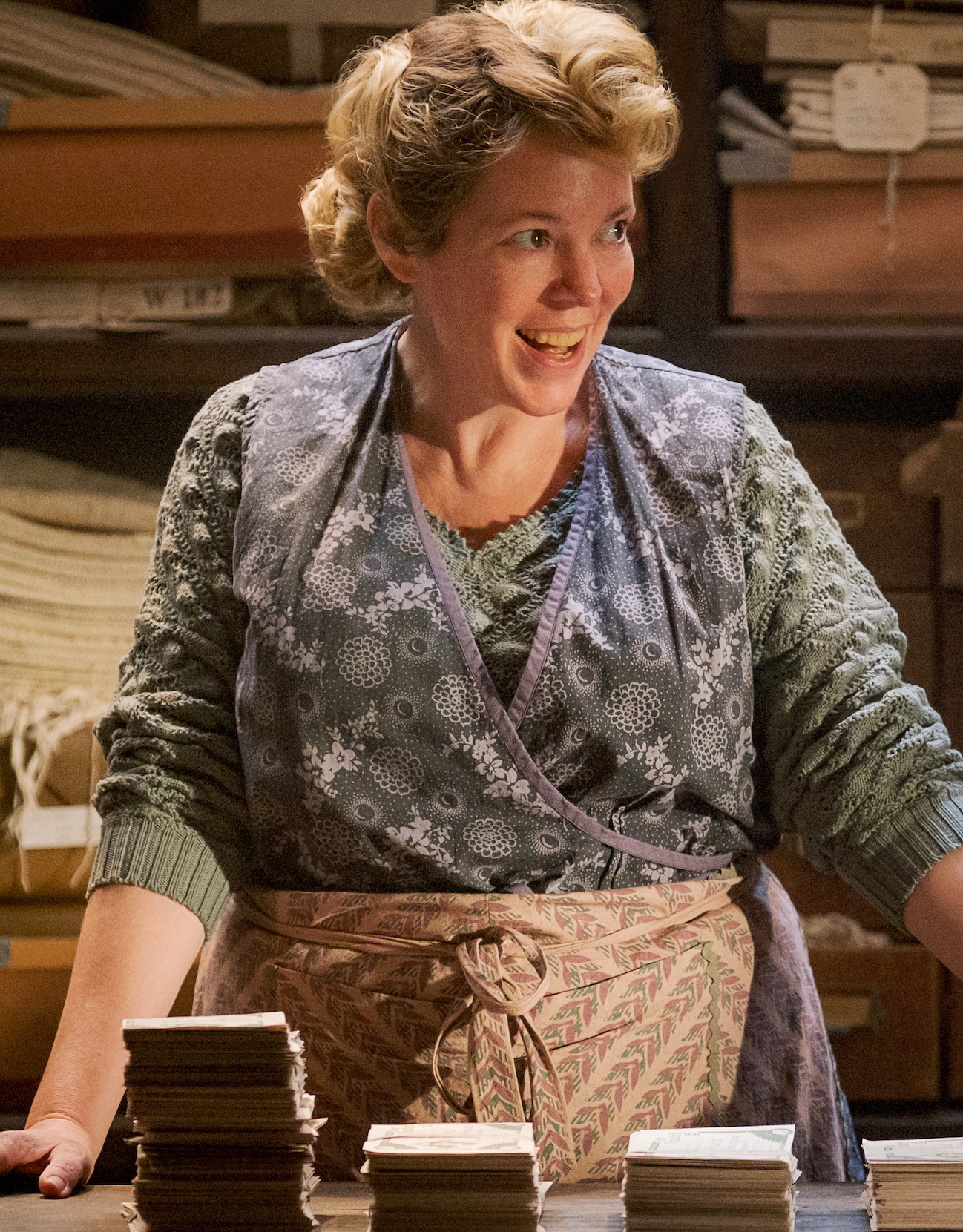 Olivia Colman as Mrs Scrubit in Wonka