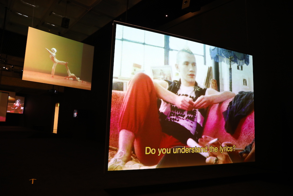 A 22-year-old Clark in Charles Atlas's film installation