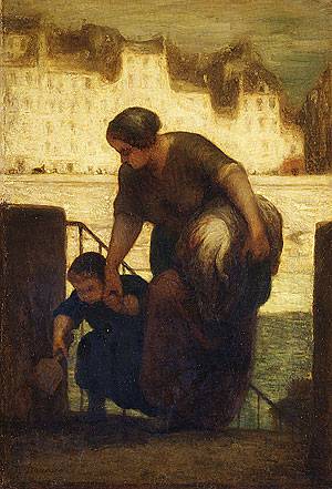 Honore Daumier, The Laundress, 1861-63, Metropolitan Museum of Art