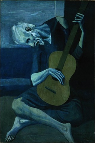 Pablo Picasso, The Old Guitarist, 1903, Art Institute of Chicago