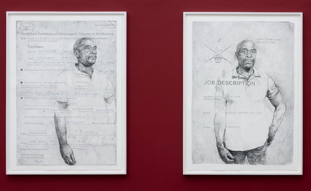 Burden of Proof 3&4 2022 by Barbara Walker. Installation shot by Angus Miller