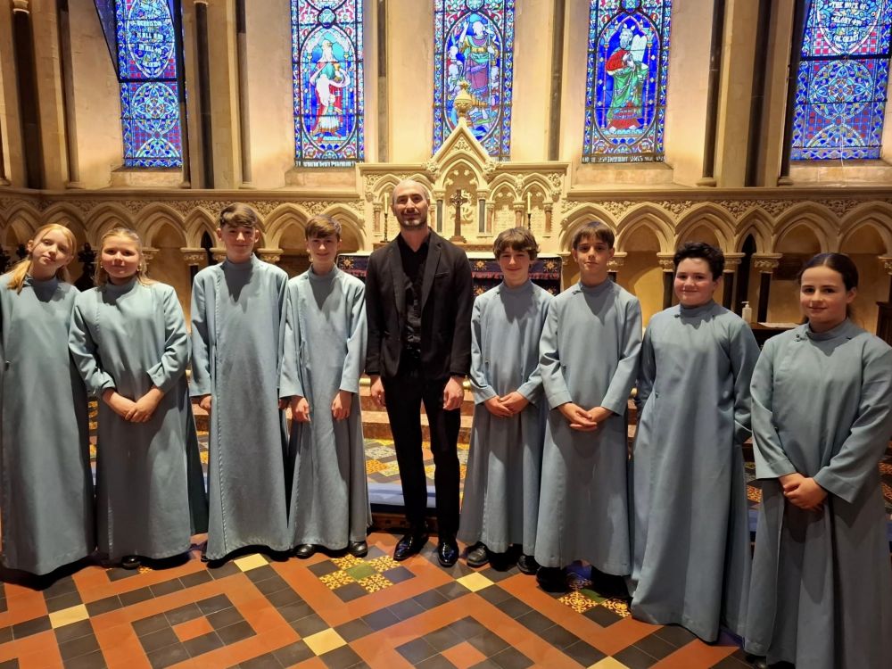 Peter Whelan and St Patrick's Cathedral Choristers