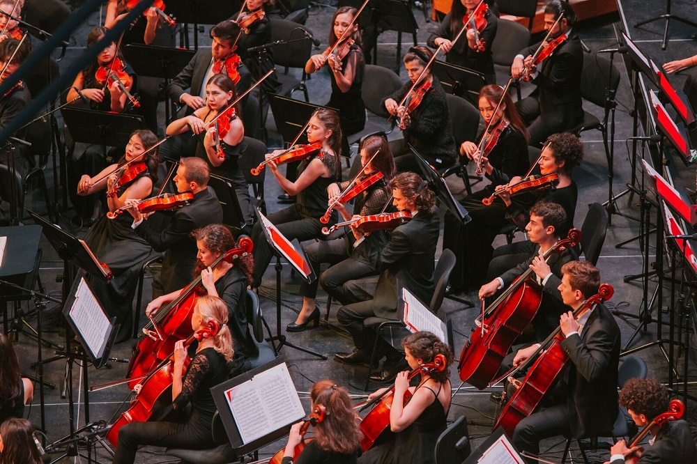 PLayers of the Pan-Caucasian Youth Orchestra