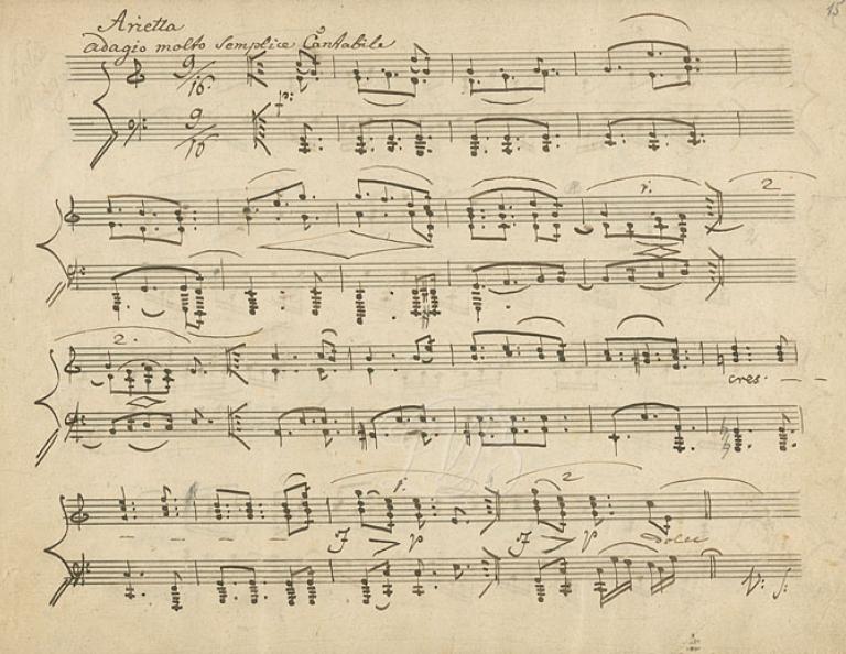 Beethoven Arietta