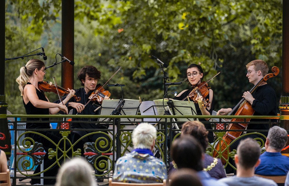 Hill Quartet in Battersea Park Bandstand