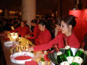 Champagne to celebrate the 25th anniversary