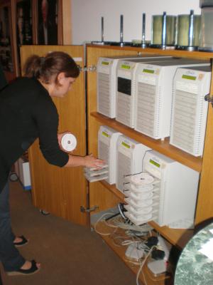 Uploading CDs at the end of a Cologne concert
