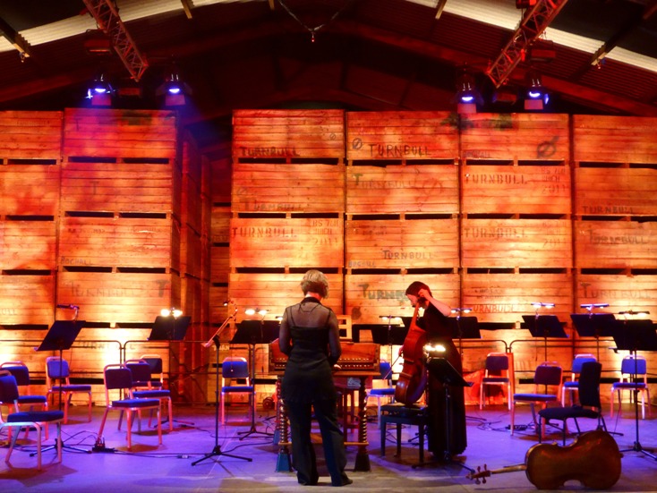 Cambo Barn before Dunedin concert