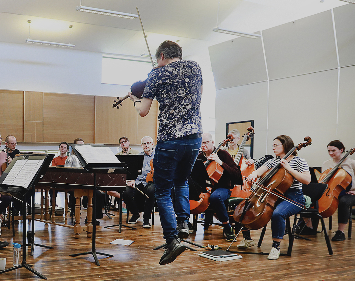 Henning Kraggerud in rehearsal