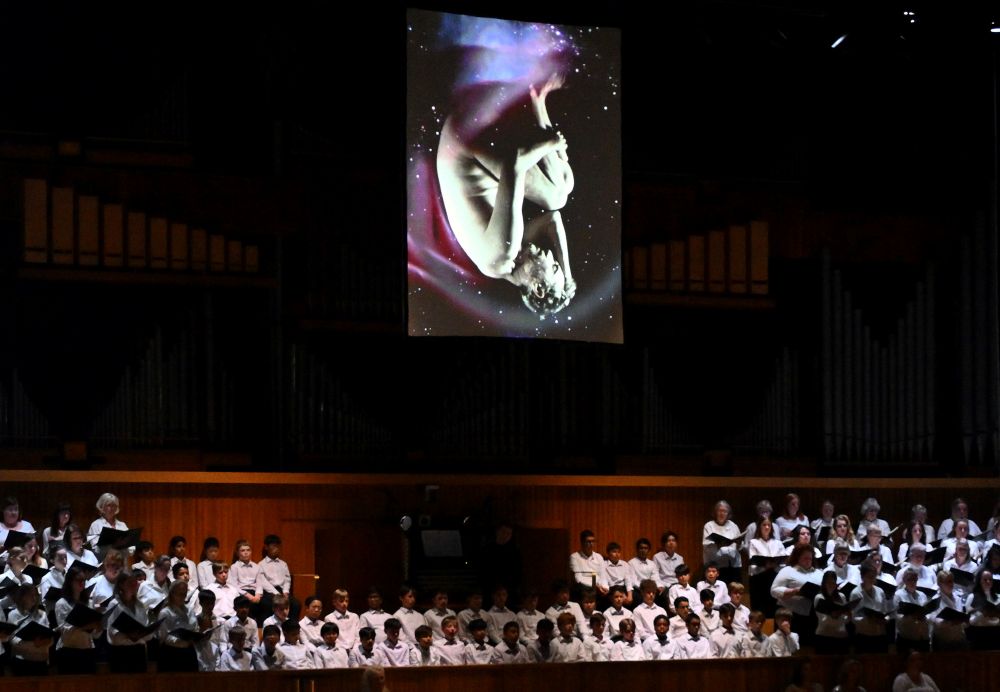 Scene from Mahler 8 at RFH