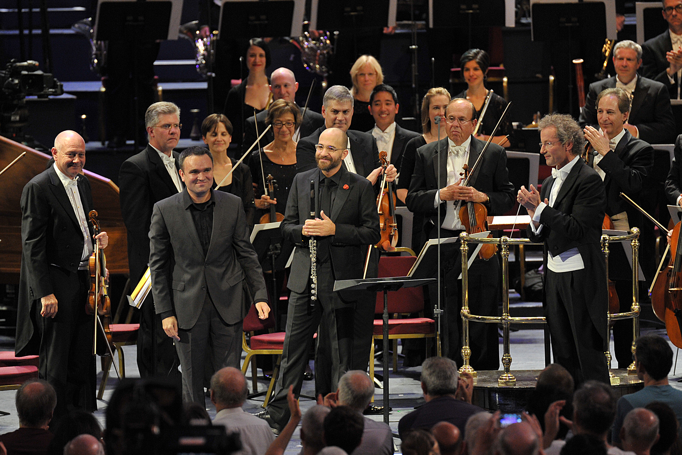 Widmann, soloist and conductor in Prom 68