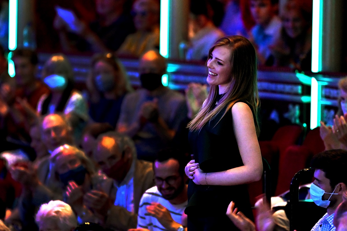 Grace-Evnageline Mason at the Proms