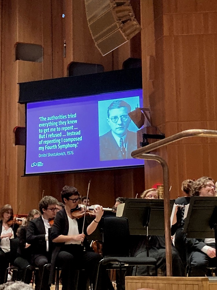 LSO in Shostakovich talk