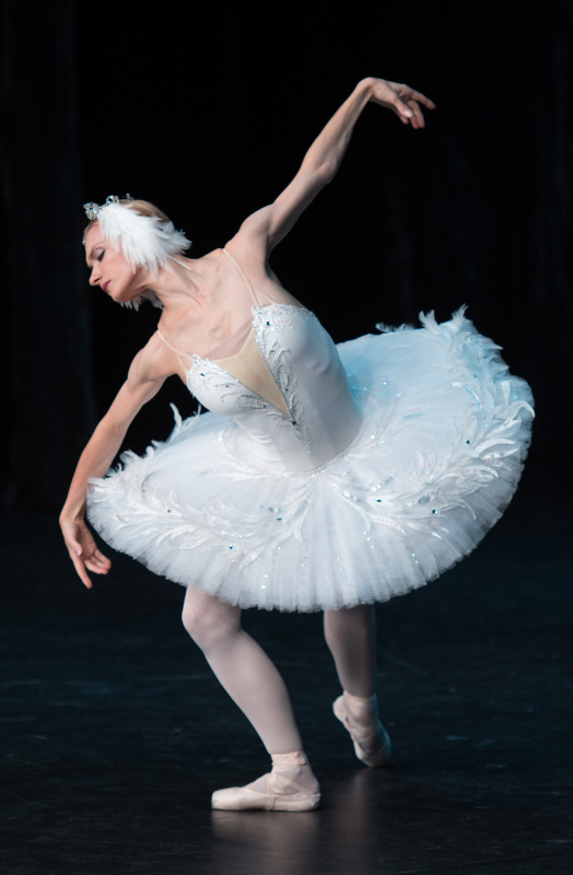Irina Kolesnikova as Odette in Swan Lake. Photo by Bill Knight for theartsdesk