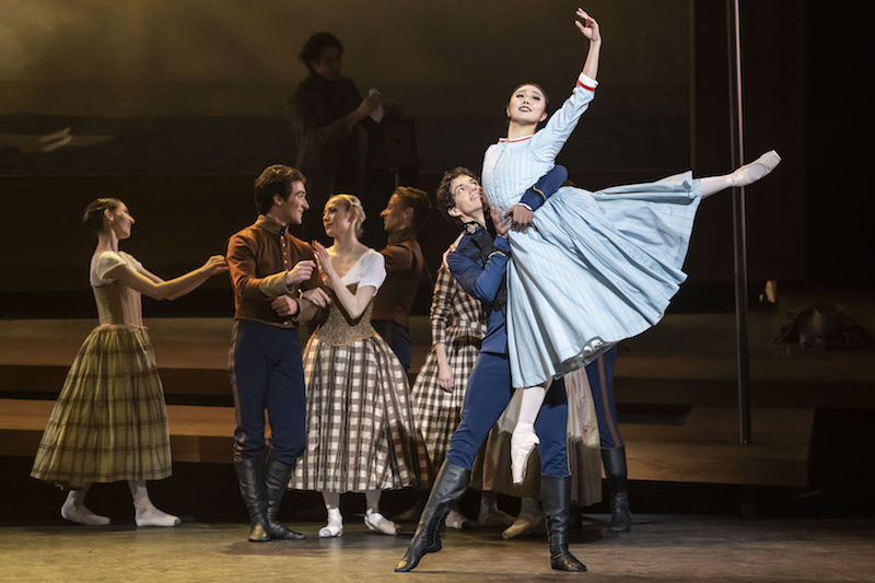 Isaac Hernandez as John de Bryan and Shiori Kase as Raymonda