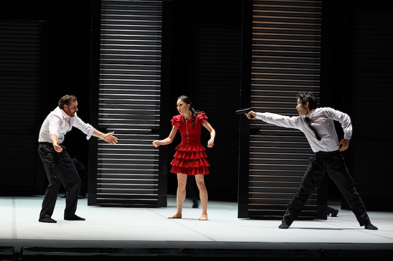 James Streeter, Minju Kang and Rantaro Nakaaki in Carmen