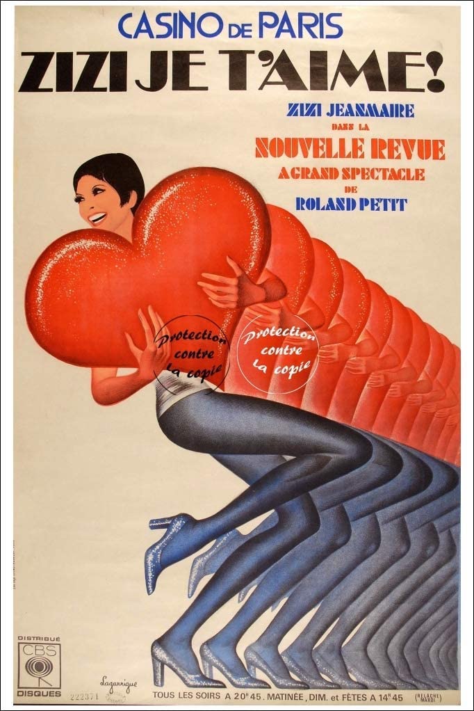 Jeanmaire poster je t'aime
