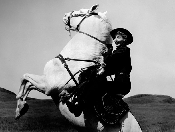 Barbara Stanwick as the High Ridin Woman