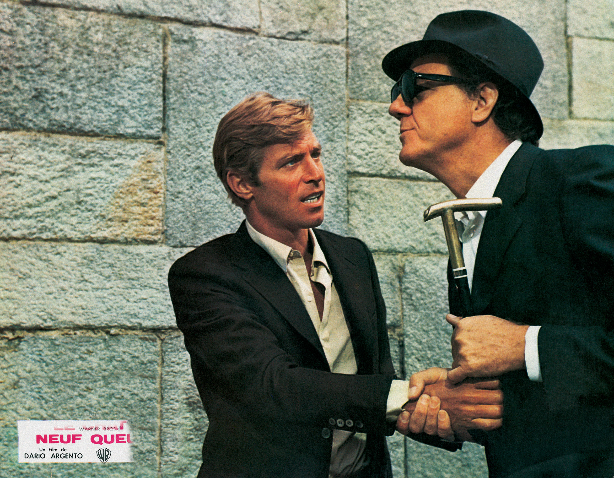 James Franciscus and Karl Malden in The Cat o' Nine Tails