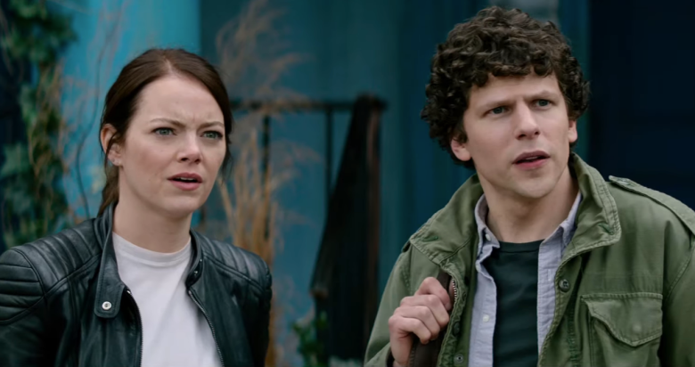 Emma Stone and Jesse Eisenberg in Zombieland