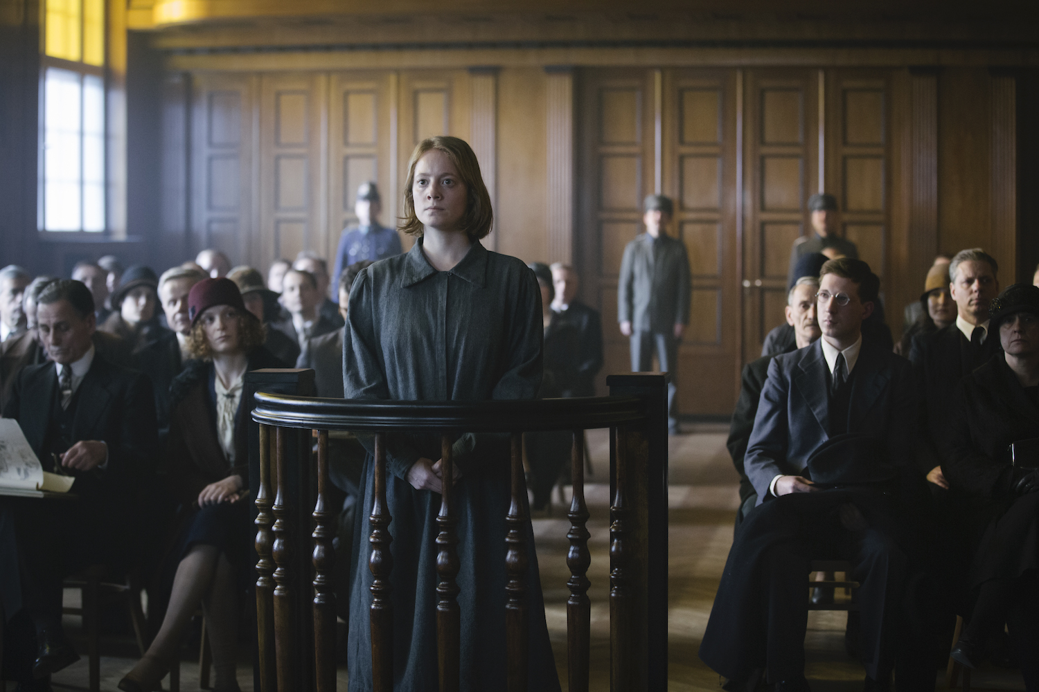 Court scene in 'Babylon Berlin'