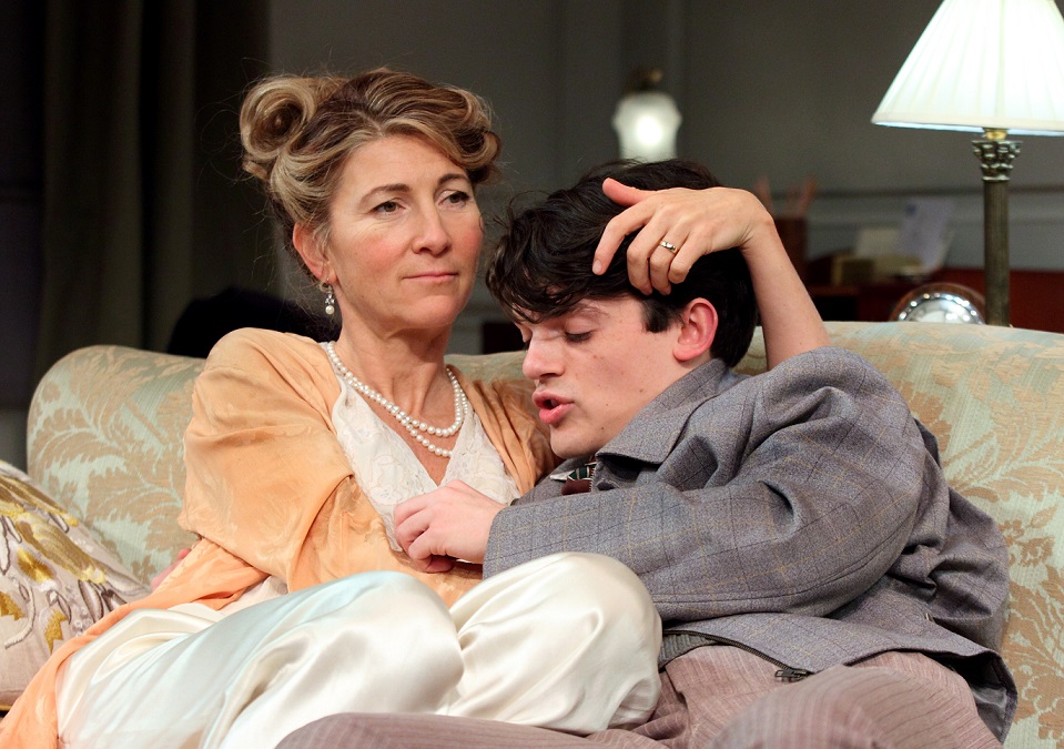 Eve Best, Edward Bluemel in Love in Idleness, Menier Chocolate Factory