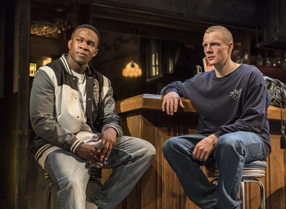 Sweat - Osy Ikhile (Chris) and Patrick Gibson (Jason)