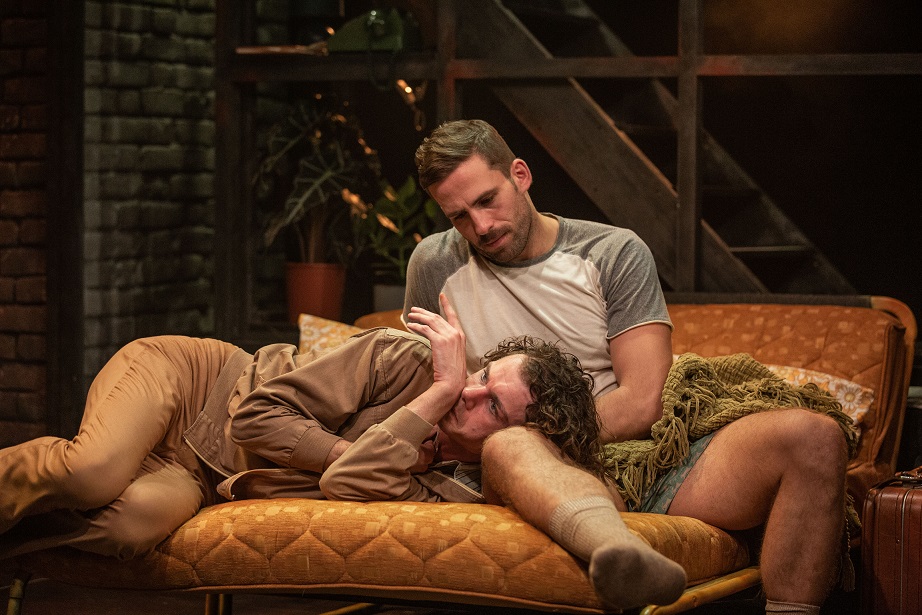 Matthew Needham (Arnold), Dino Fetscher (Ed) - Torch Song. Turbine Theatre