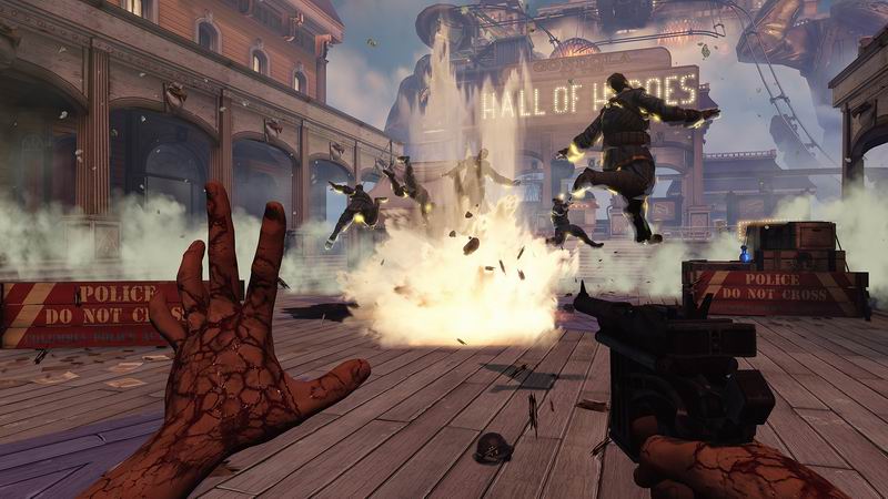 BioShock Infinite explosive action