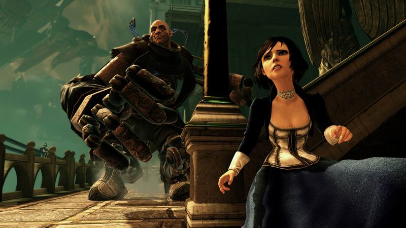 BioShock Infinite Elizabeth and handyman
