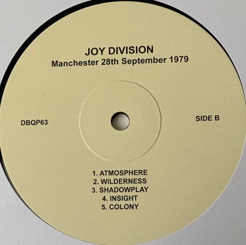 Warsaw Middlesbrough 14th September 1977 Joy Division Manchester 28th September 1979_side two