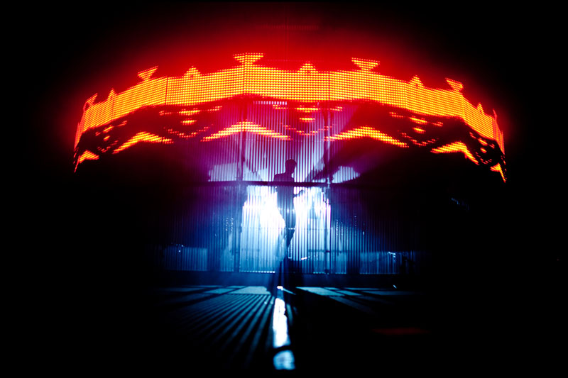The Plastikman stage in action