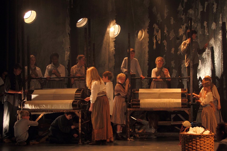 Scene from The Drummer Boy of Waterloo
