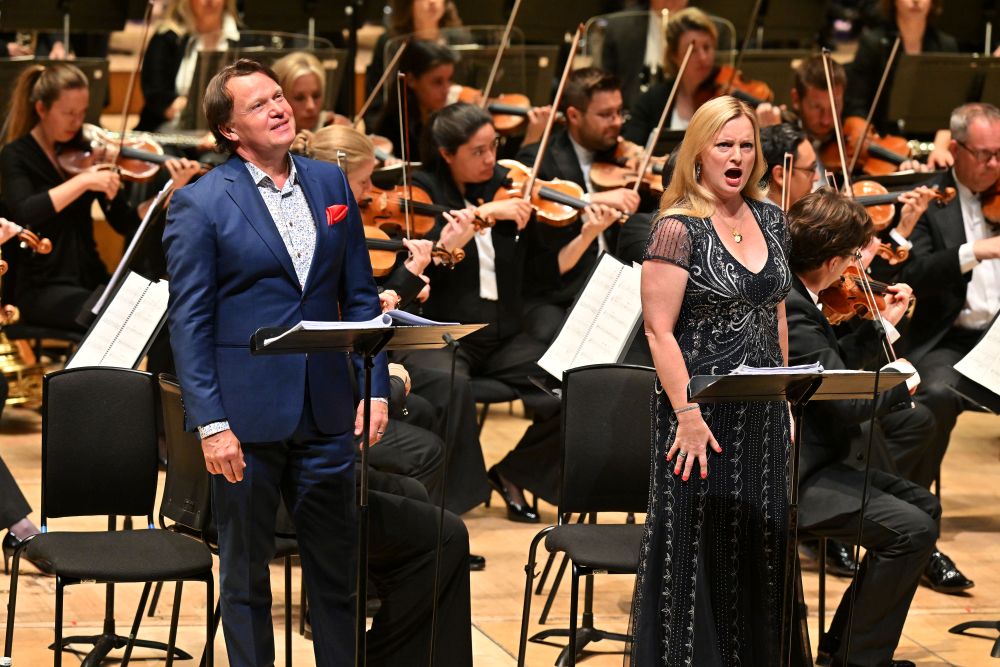 Ales Briscein and Lucy Crowe