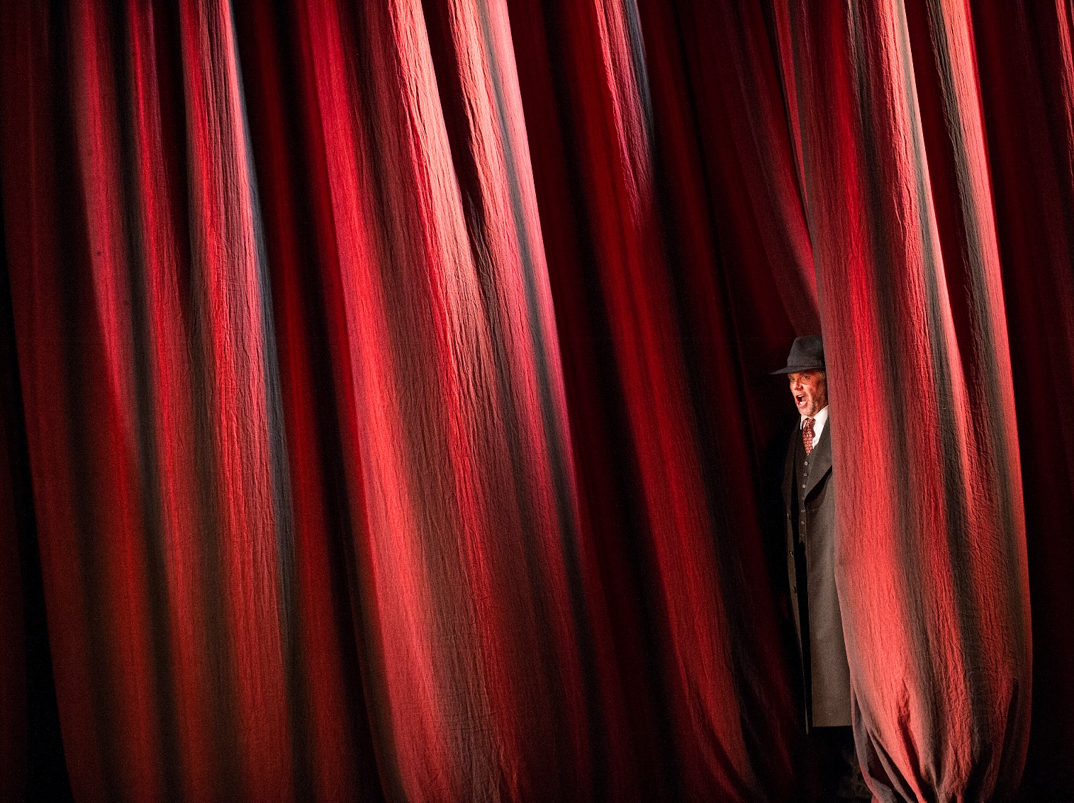 Anthony Michaels-Moore as father Germont in the ENO Traviata