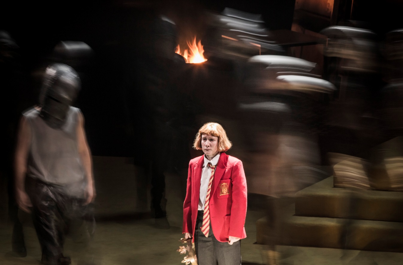 Bettrys Jones as Edward III at the National Theatre