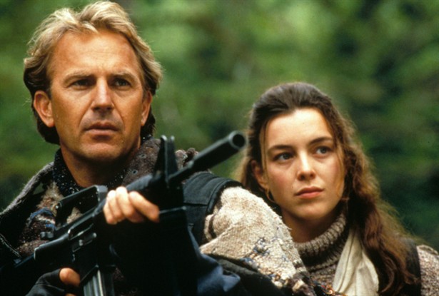 Kevin Costner and Olivia Williams in The Postman