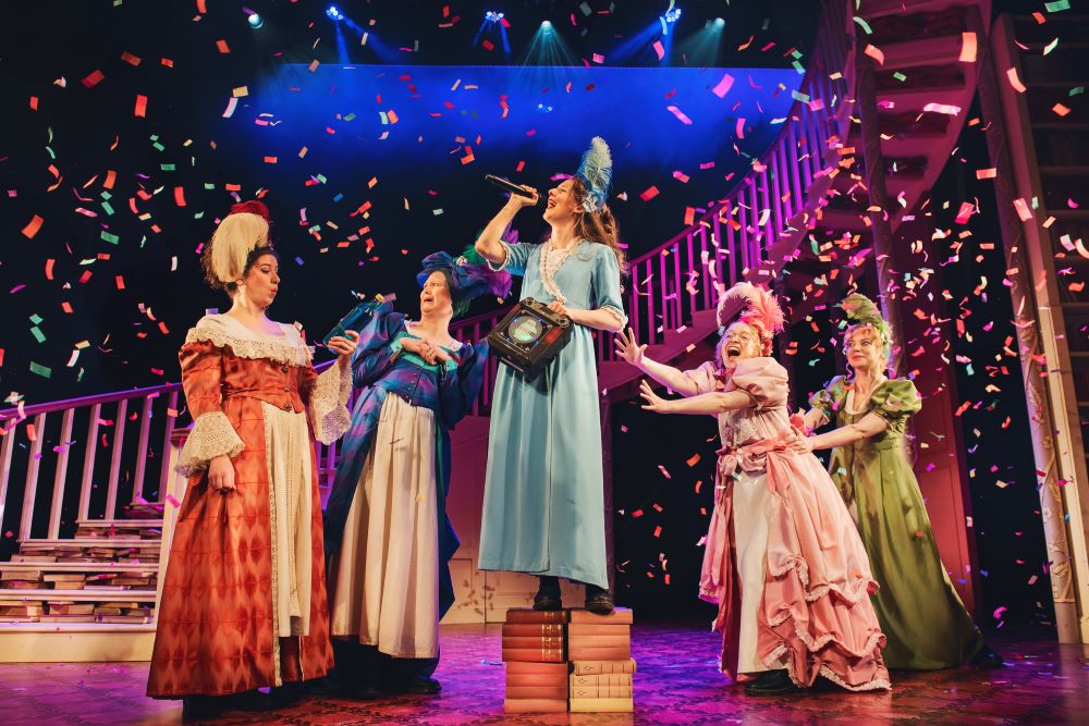 (L to R) Isobel McArthur, Hannah Jarrett-Scott, Christina Gordon, Tori Burgess and Meghan Tyler in Pride & Prejudice* (* sort of)