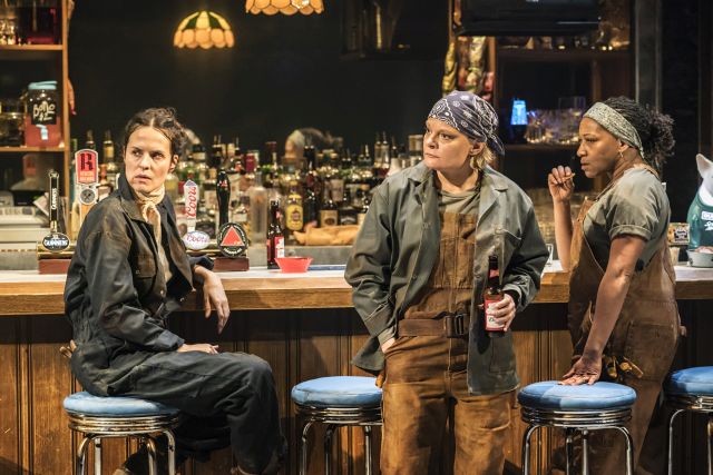 Leanne Best, Clare Perkins, and Martha Plimpton in 'Sweat'